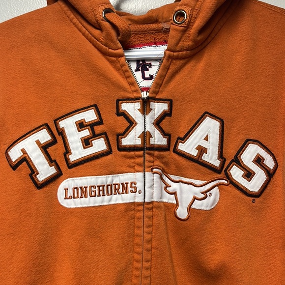 True American Classic Vintage Texas Longhorns Zip Up Size Mens S - Picture 1 of 6